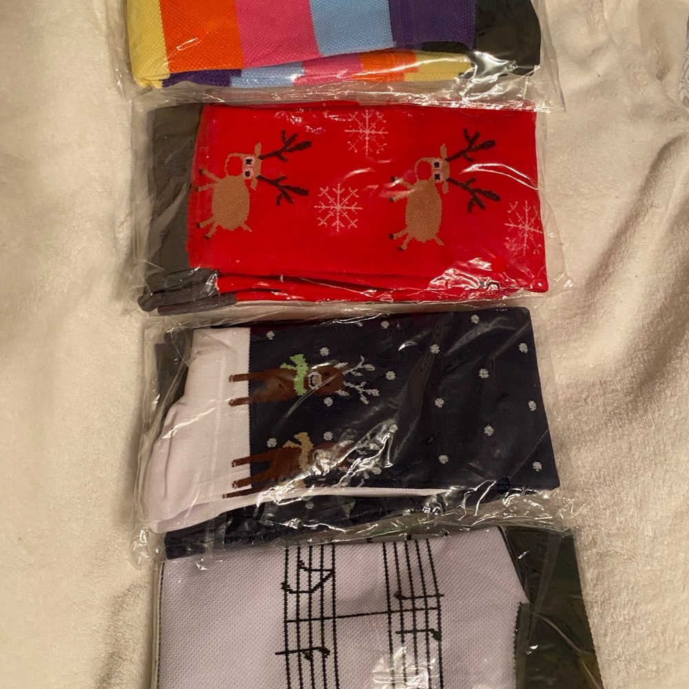 4 pair Colorful compression Socks